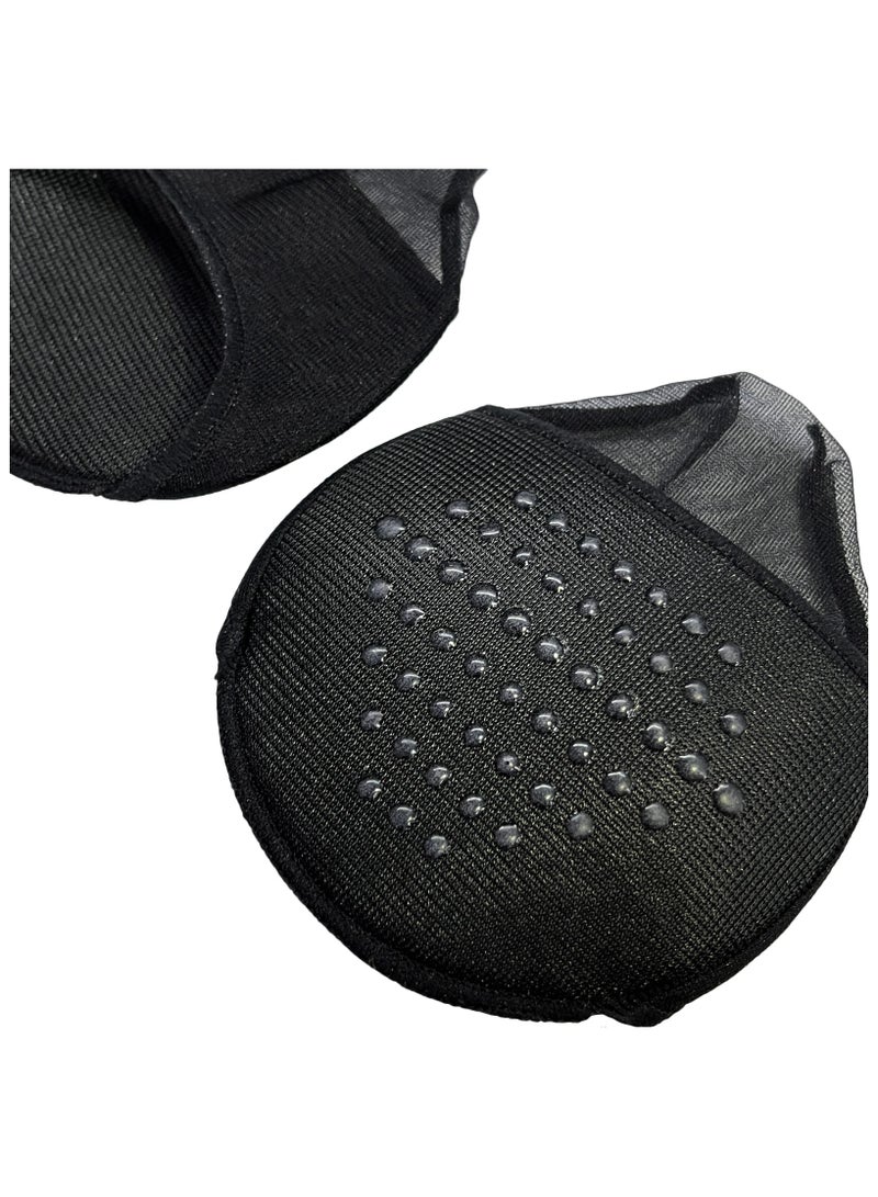 Invisible half foot socks summer thin front foot sweat absorbent socks non-slip breathable socks 10 pairs - Image 3